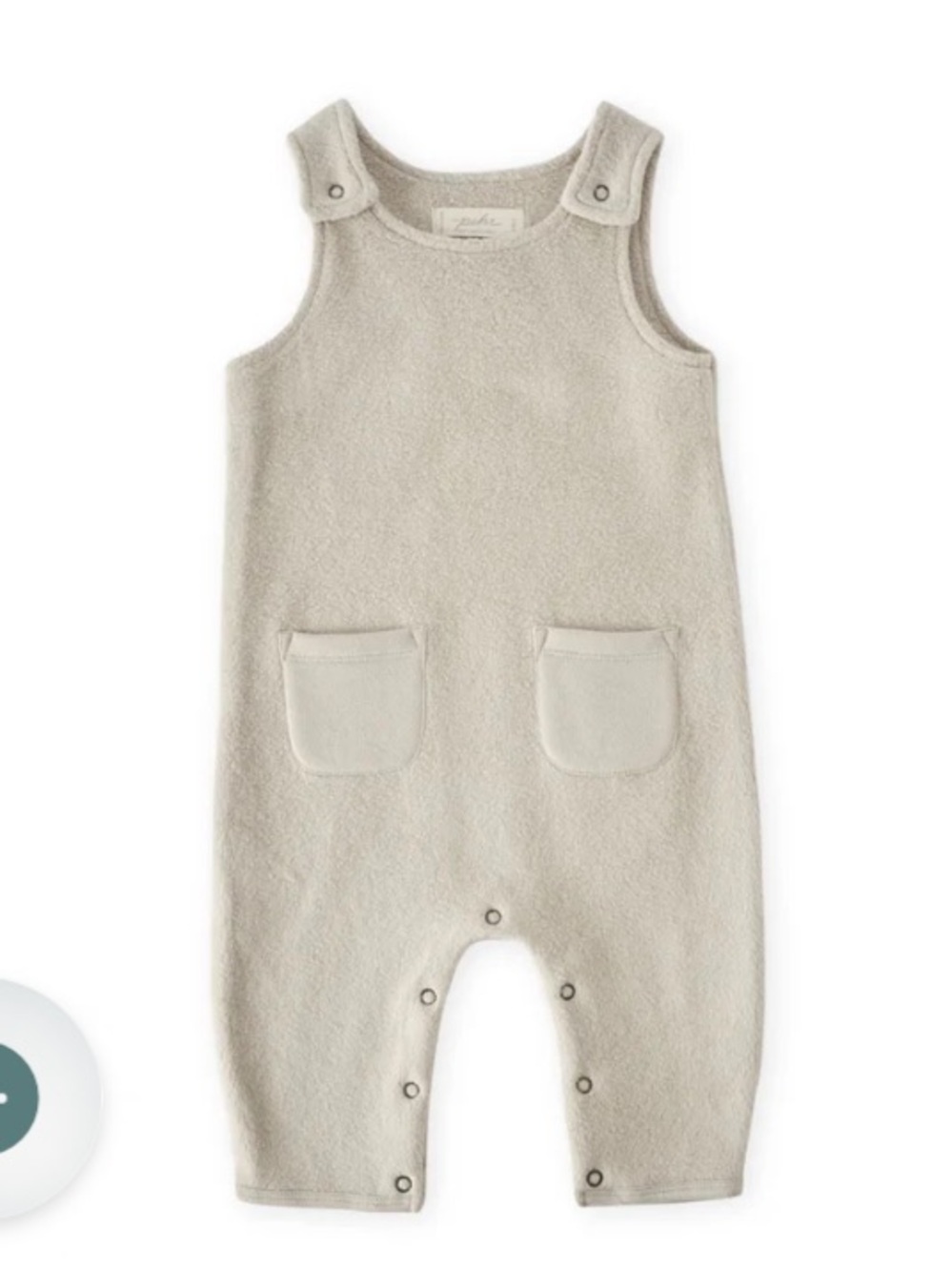 Pehr 100% organic cotton teddy fleece onesie overall 12-18mo